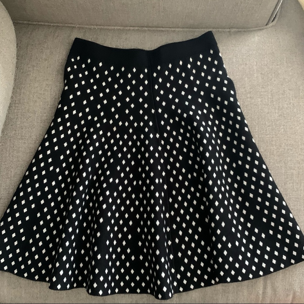Cute Polka Dot Black and White Skirt Sz Small